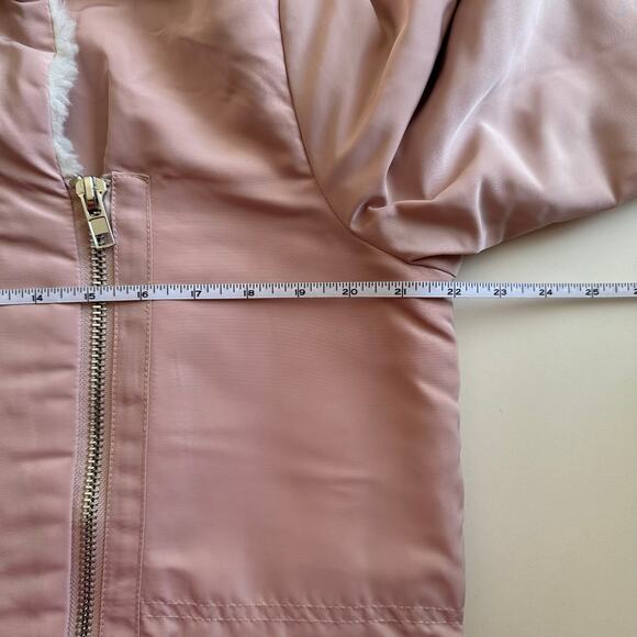 NWT Forever 21 Light Pink Jacket with Sherpa Lining - Picture 8 of 9